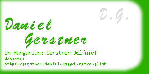 daniel gerstner business card
